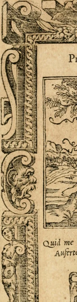 An illustration from Emblemata Andreae Alciati, iurisconsulti clarissimi, 1548, leaf 30