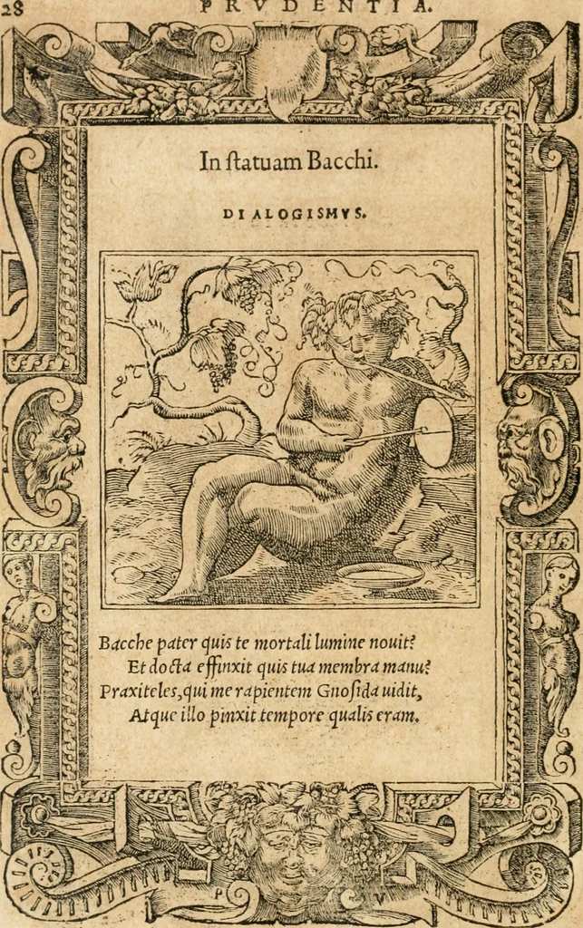 An illustration from Emblemata Andreae Alciati, iurisconsulti clarissimi, 1548, leaf 31