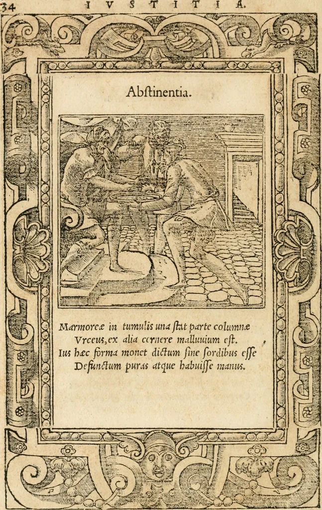An illustration from Emblemata Andreae Alciati, iurisconsulti clarissimi, 1548, leaf 37