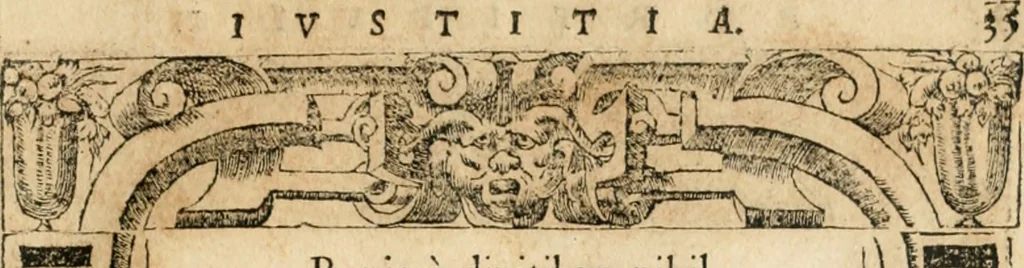 An illustration from Emblemata Andreae Alciati, iurisconsulti clarissimi, 1548, leaf 38