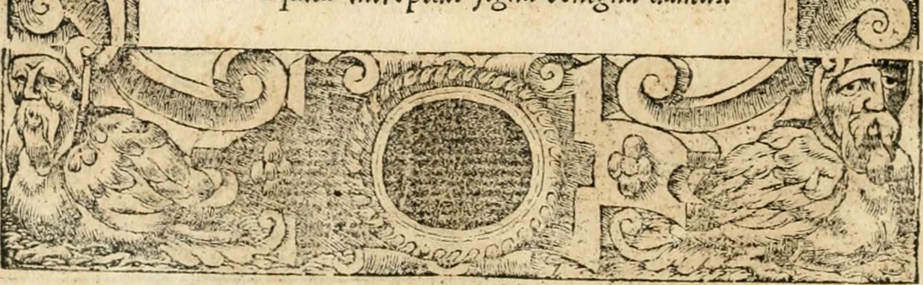 An illustration from Emblemata Andreae Alciati, iurisconsulti clarissimi, 1548, leaf 39