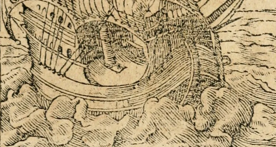 An illustration from Emblemata Andreae Alciati, iurisconsulti clarissimi, 1548, leaf 48