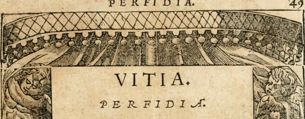 An illustration from Emblemata Andreae Alciati, iurisconsulti clarissimi, 1548, leaf 52