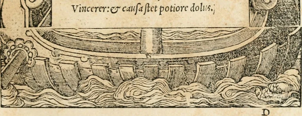 An illustration from Emblemata Andreae Alciati, iurisconsulti clarissimi, 1548, leaf 52