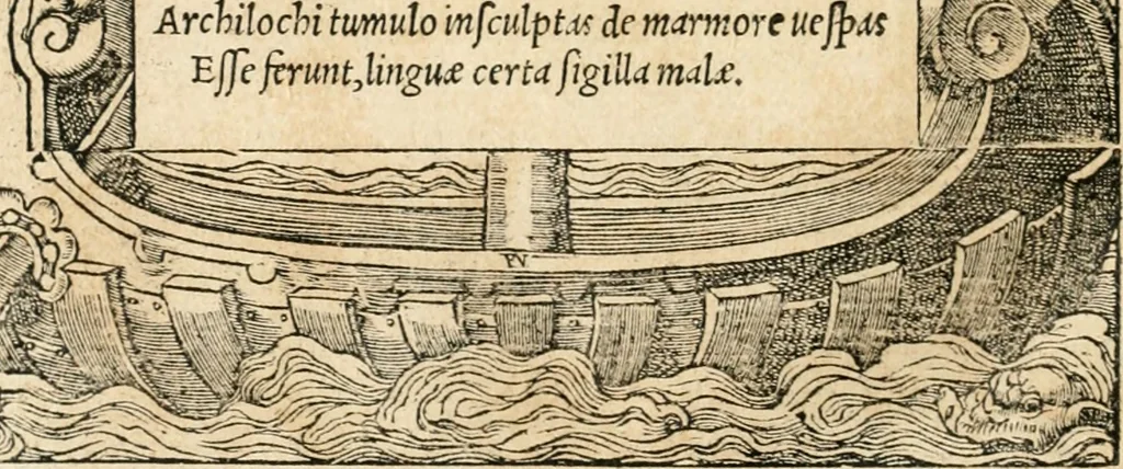 An illustration from Emblemata Andreae Alciati, iurisconsulti clarissimi, 1548, leaf 53