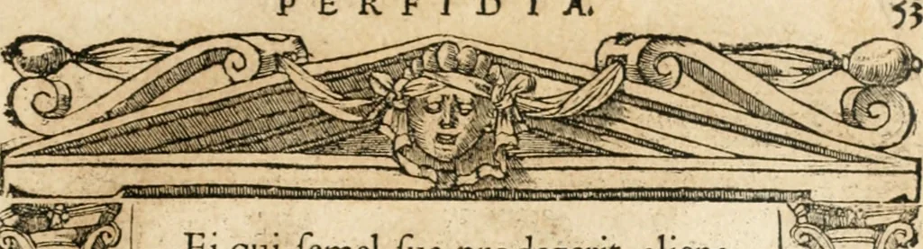 An illustration from Emblemata Andreae Alciati, iurisconsulti clarissimi, 1548, leaf 56