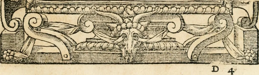 An illustration from Emblemata Andreae Alciati, iurisconsulti clarissimi, 1548, leaf 58