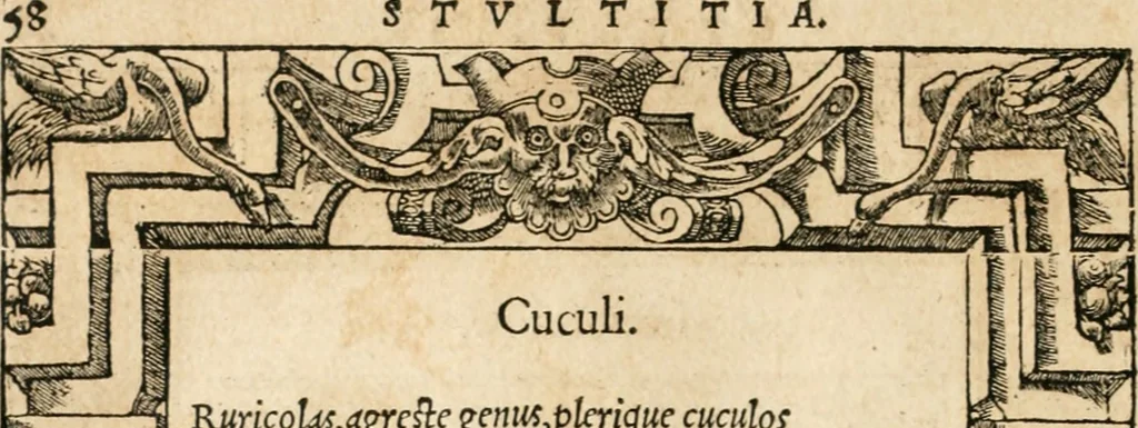 An illustration from Emblemata Andreae Alciati, iurisconsulti clarissimi, 1548, leaf 61