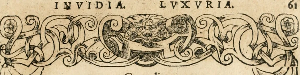 An illustration from Emblemata Andreae Alciati, iurisconsulti clarissimi, 1548, leaf 64