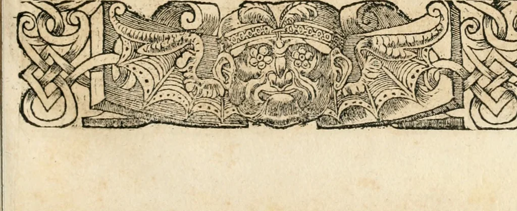 An illustration from Emblemata Andreae Alciati, iurisconsulti clarissimi, 1548, leaf 64