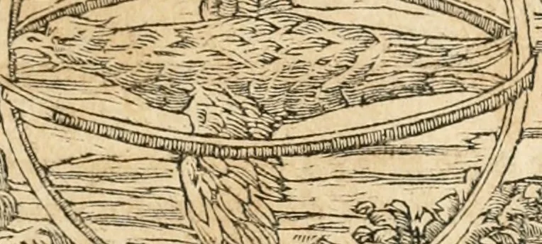 An illustration from Emblemata Andreae Alciati, iurisconsulti clarissimi, 1548, leaf 68