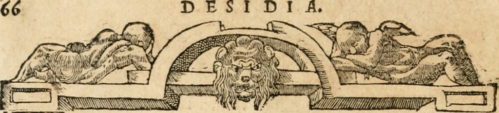 An illustration from Emblemata Andreae Alciati, iurisconsulti clarissimi, 1548, leaf 69