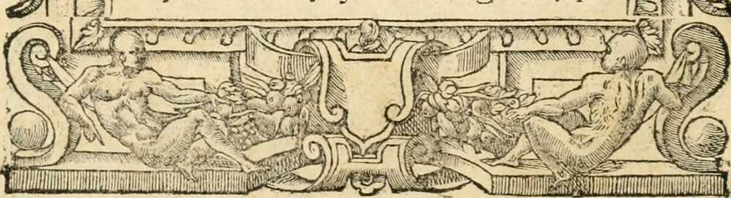 An illustration from Emblemata Andreae Alciati, iurisconsulti clarissimi, 1548, leaf 7