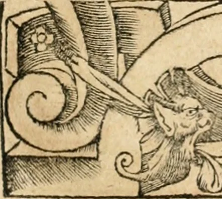 An illustration from Emblemata Andreae Alciati, iurisconsulti clarissimi, 1548, leaf 72