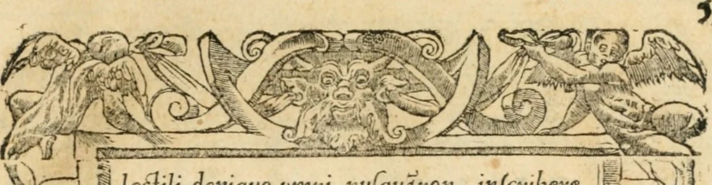 An illustration from Emblemata Andreae Alciati, iurisconsulti clarissimi, 1548, leaf 8