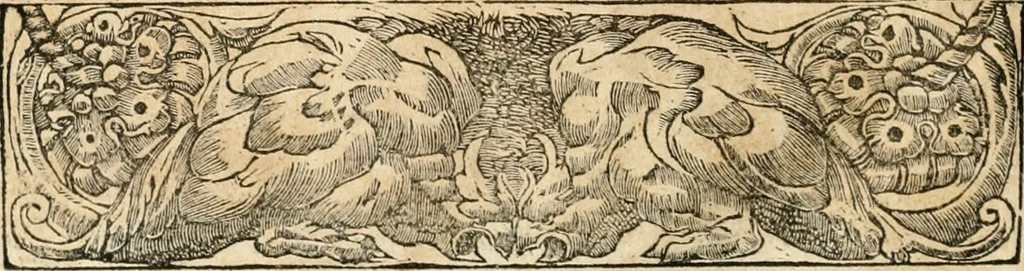 An illustration from Emblemata Andreae Alciati, iurisconsulti clarissimi, 1548, leaf 83