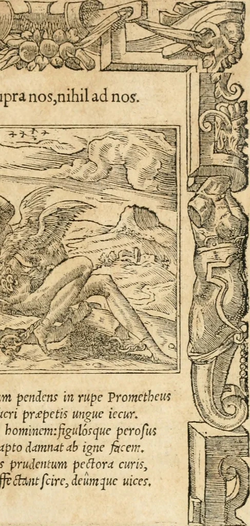 An illustration from Emblemata Andreae Alciati, iurisconsulti clarissimi, 1548, leaf 84