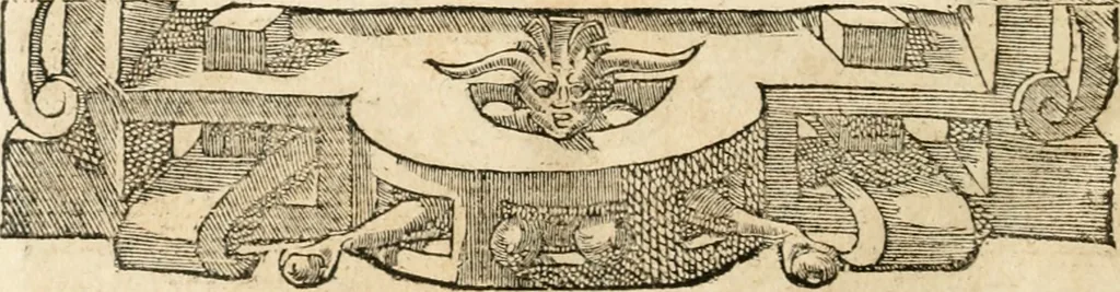 An illustration from Emblemata Andreae Alciati, iurisconsulti clarissimi, 1548, leaf 85