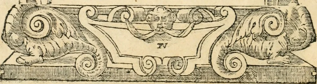 An illustration from Emblemata Andreae Alciati, iurisconsulti clarissimi, 1548, leaf 9