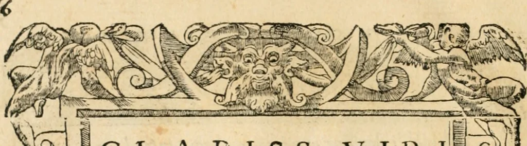 An illustration from Emblemata Andreae Alciati, iurisconsulti clarissimi, 1548, leaf 9