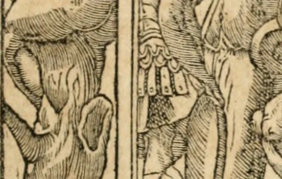 An illustration from Emblemata Andreae Alciati, iurisconsulti clarissimi, 1548, leaf 90
