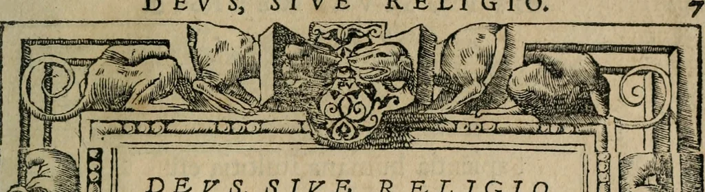 An illustration from Emblemata Andreae Alciati ..., 1548, leaf 10