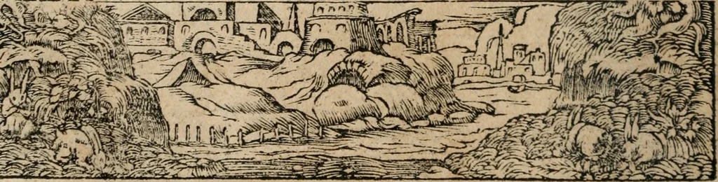 An illustration from Emblemata Andreae Alciati ..., 1548, leaf 103