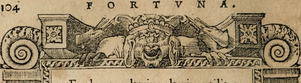 An illustration from Emblemata Andreae Alciati ..., 1548, leaf 107