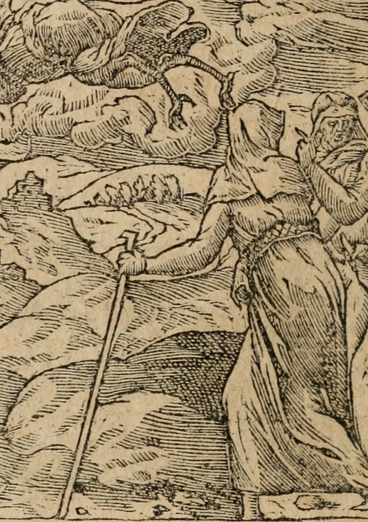 An illustration from Emblemata Andreae Alciati ..., 1548, leaf 109