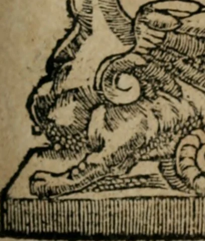 An illustration from Emblemata Andreae Alciati ..., 1548, leaf 112