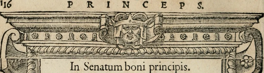 An illustration from Emblemata Andreae Alciati ..., 1548, leaf 119