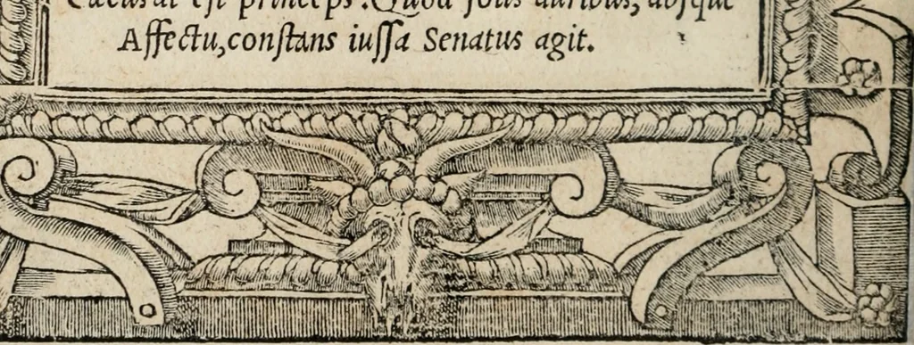 An illustration from Emblemata Andreae Alciati ..., 1548, leaf 119