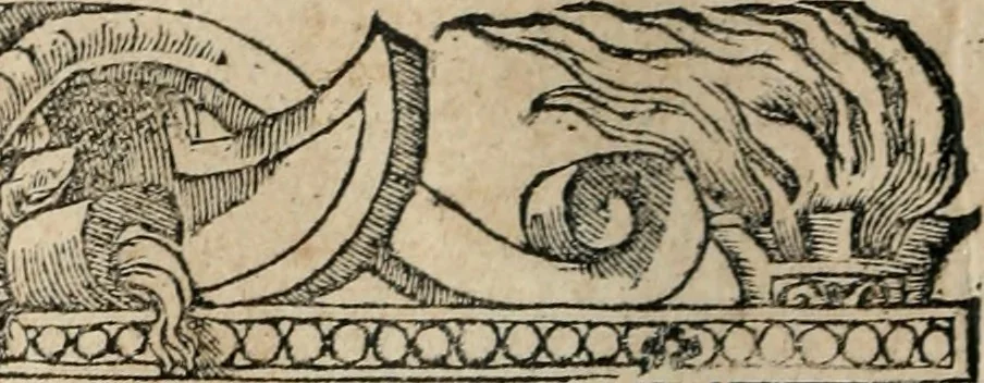 An illustration from Emblemata Andreae Alciati ..., 1548, leaf 123