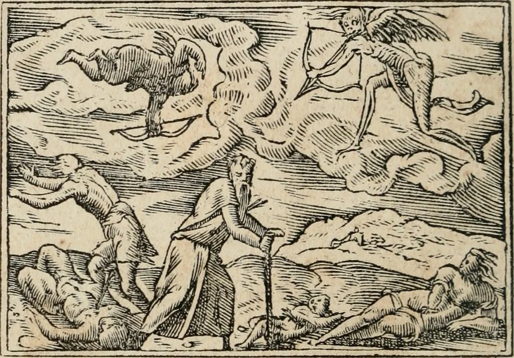 An illustration from Emblemata Andreae Alciati ..., 1548, leaf 125