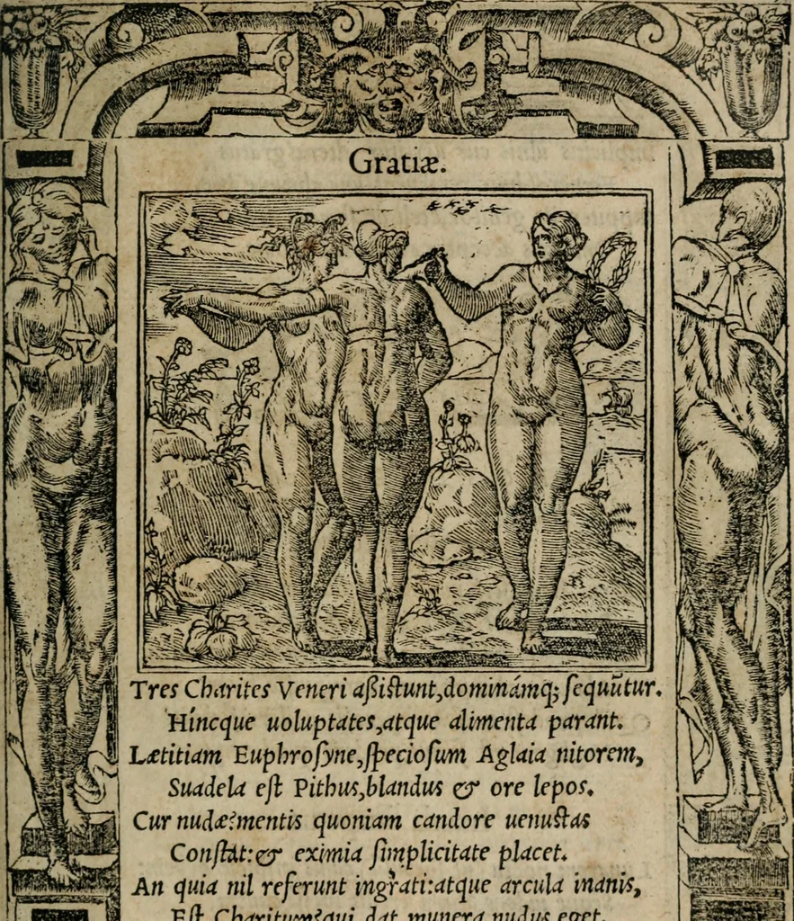 An illustration from Emblemata Andreae Alciati ..., 1548, leaf 132