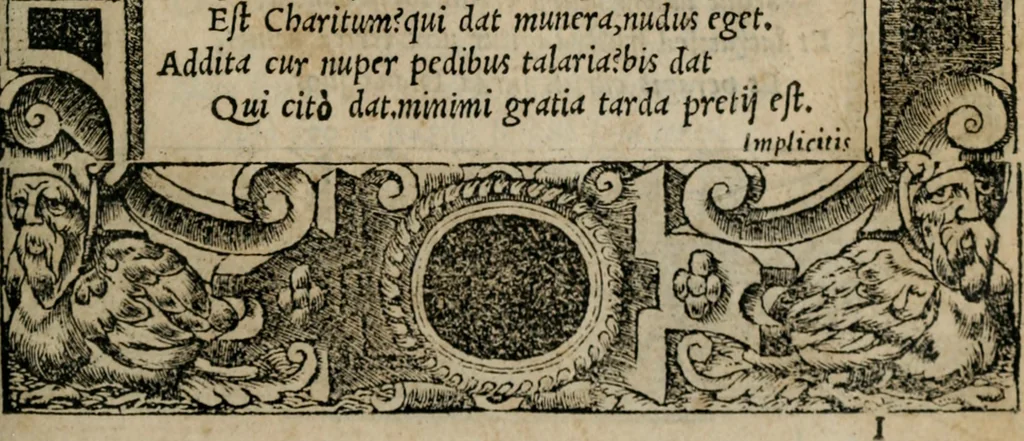 An illustration from Emblemata Andreae Alciati ..., 1548, leaf 132