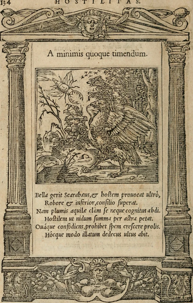 An illustration from Emblemata Andreae Alciati ..., 1548, leaf 137