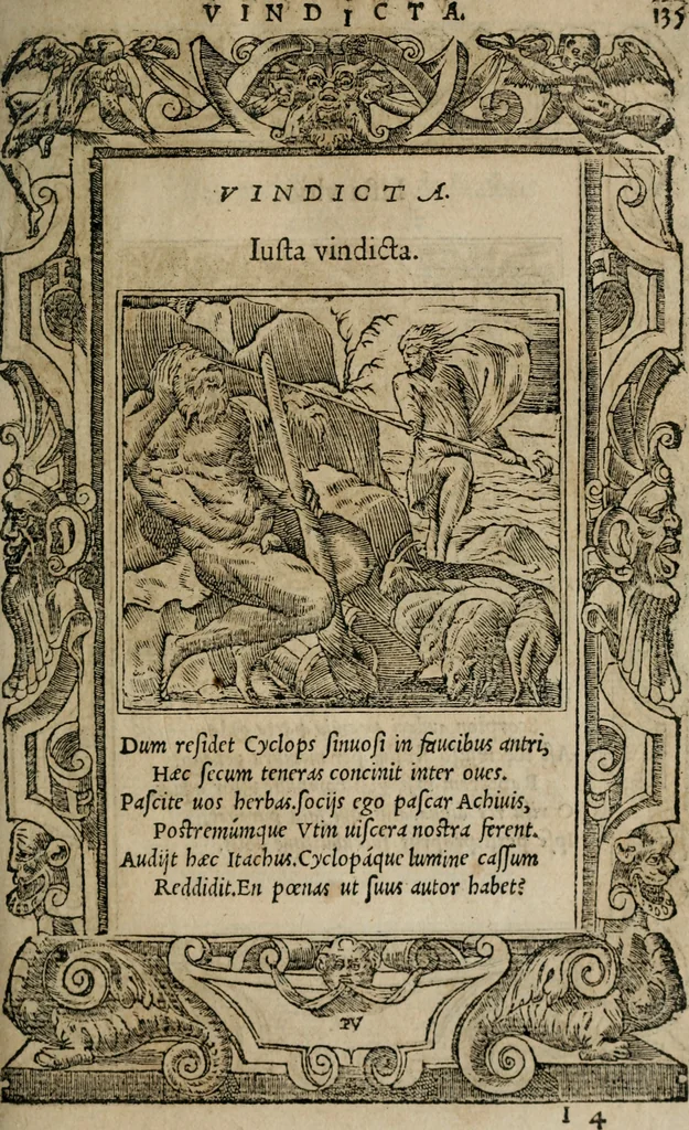 An illustration from Emblemata Andreae Alciati ..., 1548, leaf 138