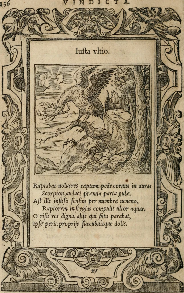 An illustration from Emblemata Andreae Alciati ..., 1548, leaf 139