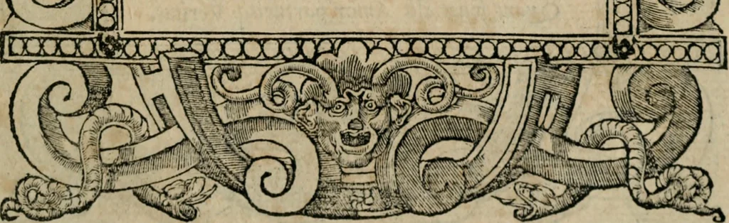 An illustration from Emblemata Andreae Alciati ..., 1548, leaf 14