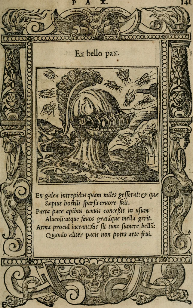An illustration from Emblemata Andreae Alciati ..., 1548, leaf 144