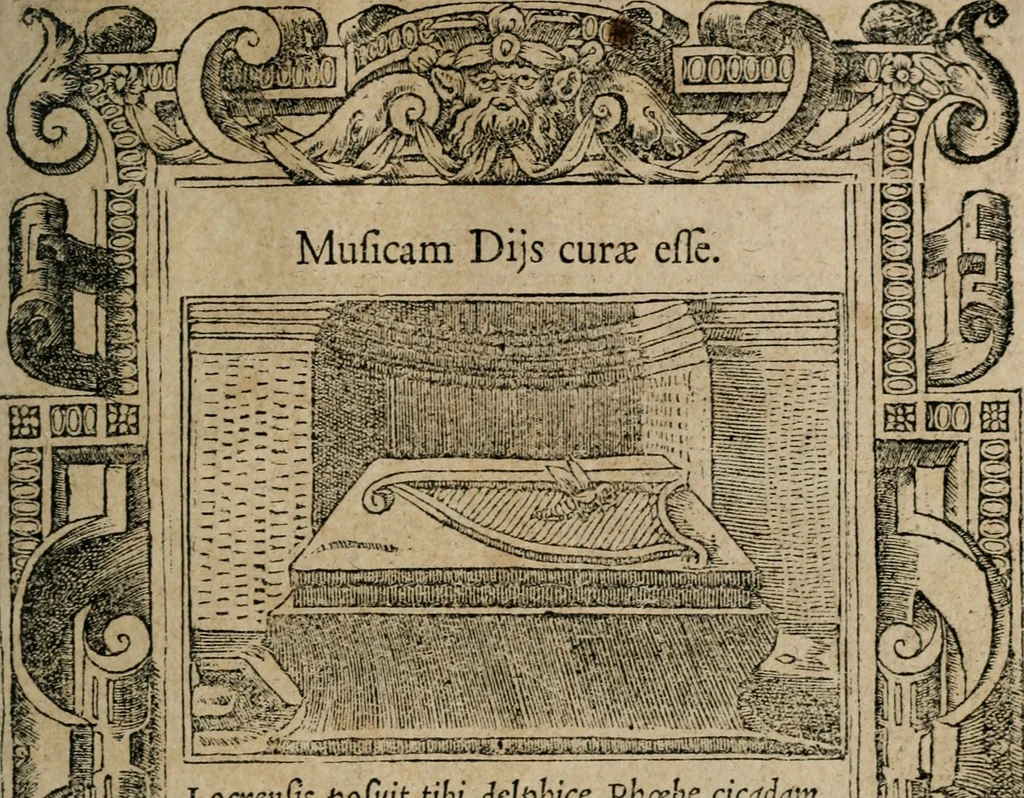 An illustration from Emblemata Andreae Alciati ..., 1548, leaf 150