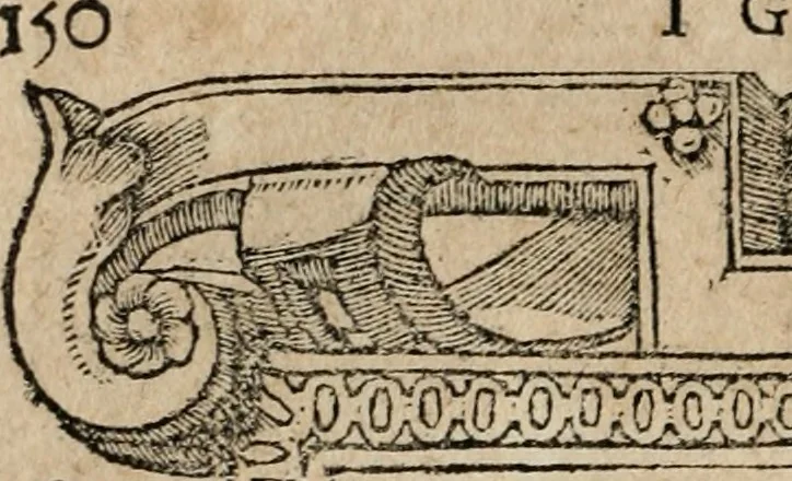An illustration from Emblemata Andreae Alciati ..., 1548, leaf 153