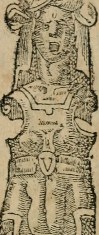 An illustration from Emblemata Andreae Alciati ..., 1548, leaf 166