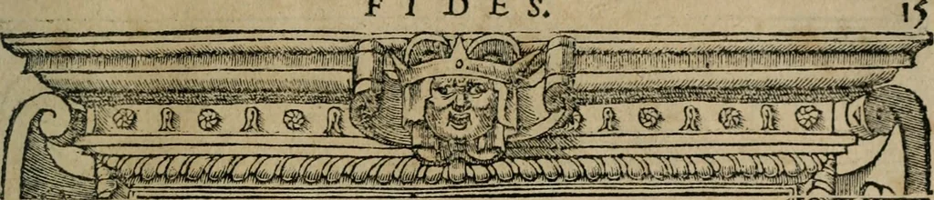 An illustration from Emblemata Andreae Alciati ..., 1548, leaf 18