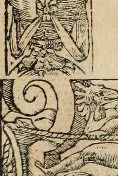 An illustration from Emblemata Andreae Alciati ..., 1548, leaf 21