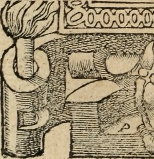 An illustration from Emblemata Andreae Alciati ..., 1548, leaf 23