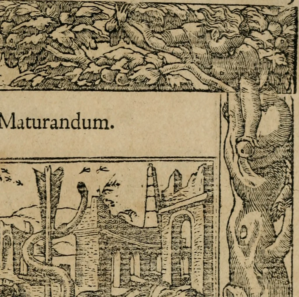 An illustration from Emblemata Andreae Alciati ..., 1548, leaf 26