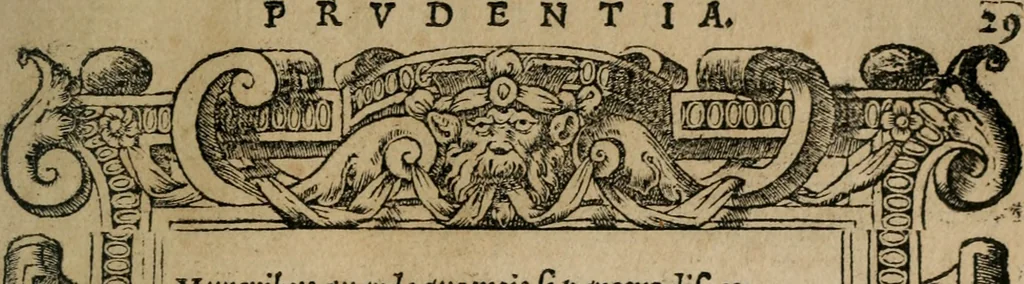 An illustration from Emblemata Andreae Alciati ..., 1548, leaf 32