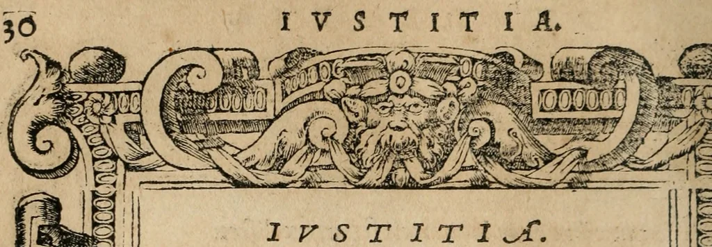 An illustration from Emblemata Andreae Alciati ..., 1548, leaf 33